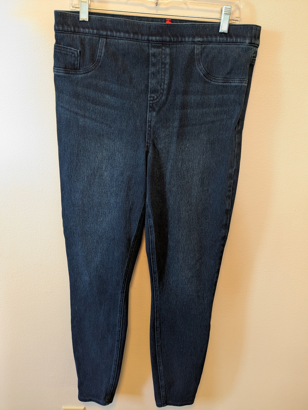 SPANX Dark Blue Pull-On Jeggings
